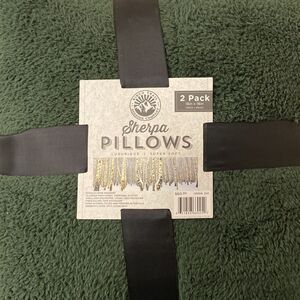 Birch Trails Solid Sherpa Set Of 2 Decorative Pillows,